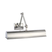 Load image into Gallery viewer, Jane Double LED Library Light in Polished Nickel (Medium).
