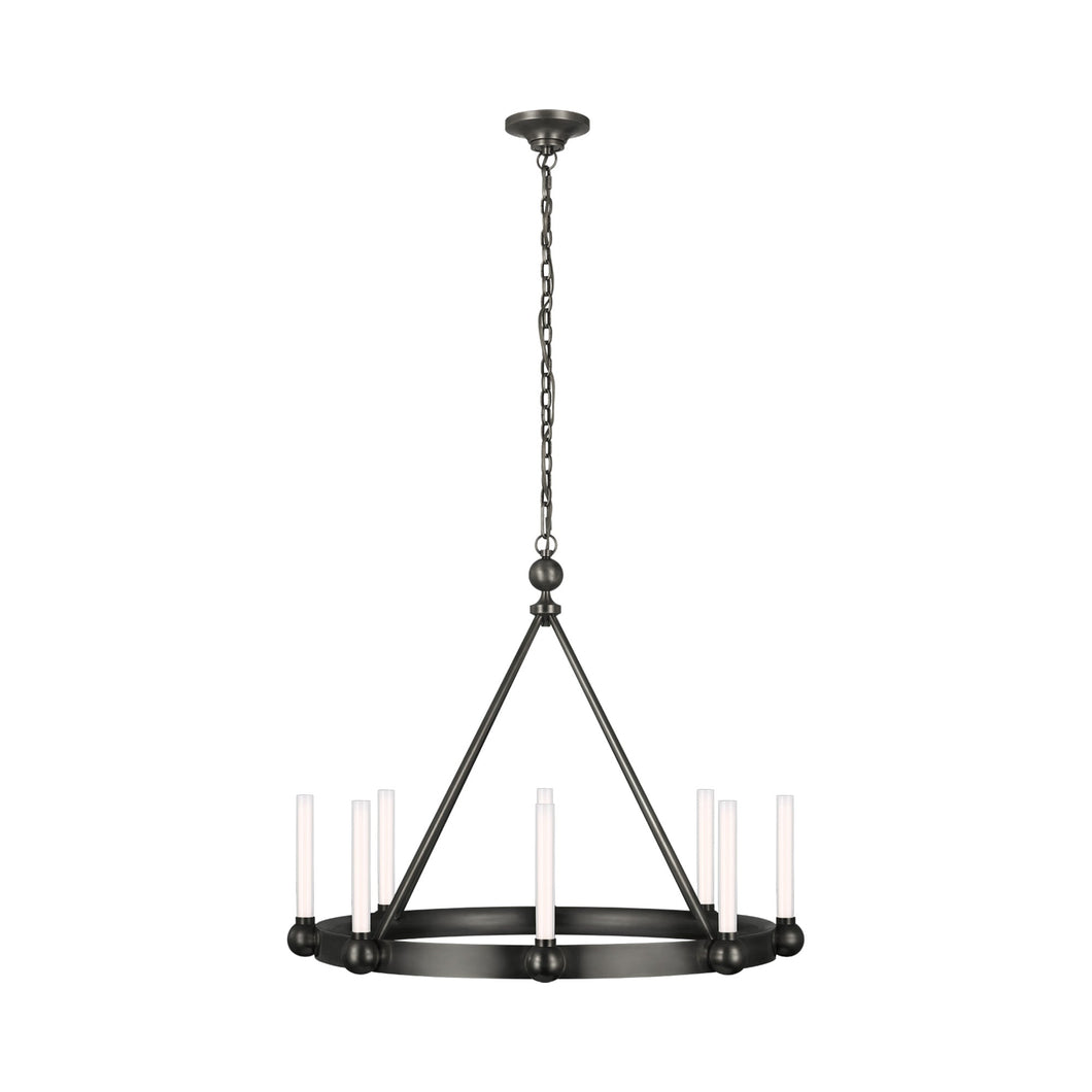 Jeffery LED Ring Chandelier in Bronze (Medium).