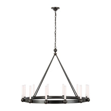 Load image into Gallery viewer, Jeffery LED Ring Chandelier in Bronze (X-Large).
