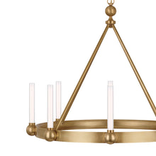 Load image into Gallery viewer, Jeffery LED Ring Chandelier in Detail.
