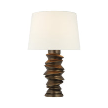 Load image into Gallery viewer, Karissa Table Lamp in Antique Bronze Leaf.
