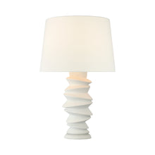 Load image into Gallery viewer, Karissa Table Lamp in Plaster White.
