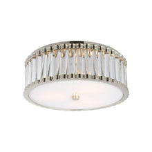 Load image into Gallery viewer, Kean LED Flush Mount Ceiling Light in Polished Nickel (14.25-Inch).
