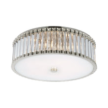 Load image into Gallery viewer, Kean LED Flush Mount Ceiling Light in Polished Nickel (18.25-Inch).
