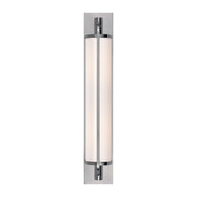 Load image into Gallery viewer, Keeley Pivoting Wall Light in Chrome (20.75-Inch).
