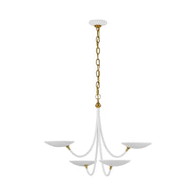 Load image into Gallery viewer, Keira LED Chandelier in Polished Nickel (Medium).
