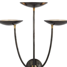 Load image into Gallery viewer, Keira LED Triple Wall Light in Detail.
