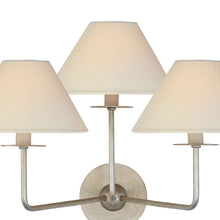 Load image into Gallery viewer, Kelley Triple Wall Light in Detail.
