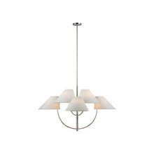 Load image into Gallery viewer, Kinsley LED Chandelier in Polished Nickel (2-Tier).
