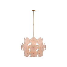 Load image into Gallery viewer, Leighton Chandelier in Soft Brass/Blush (Large).
