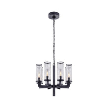 Load image into Gallery viewer, Liaison Chandelier in Single/Bronze/Crackle.
