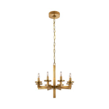 Load image into Gallery viewer, Liaison Chandelier in Single/Antique-Burnished Brass/No Option.
