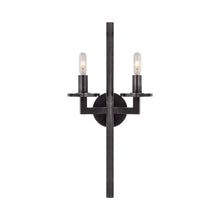 Load image into Gallery viewer, Liaison Double Wall Light in Bronze/No Option.
