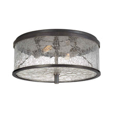 Load image into Gallery viewer, Liaison Flush Mount Ceiling Light in Bronze.
