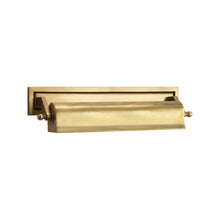 Load image into Gallery viewer, Library Picture Light in Hand-Rubbed Antique Brass (17.5-Inch).
