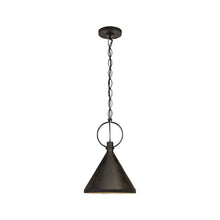 Load image into Gallery viewer, Limoges Pendant Light in Aged Iron (Medium).
