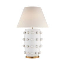 Load image into Gallery viewer, Linden Table Lamp in White (Large).
