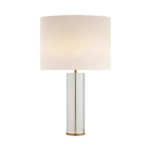 Load image into Gallery viewer, Lineham Table Lamp in Crystal/Brass(Large).
