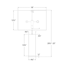 Load image into Gallery viewer, Lineham Table Lamp - line drawing.
