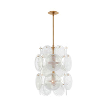 Load image into Gallery viewer, Loire Chandelier in Gild/White (Medium).
