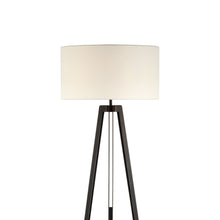 Load image into Gallery viewer, Longhill Tripod LED Floor Lamp in Detail.
