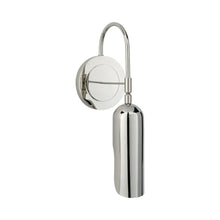 Load image into Gallery viewer, Lucien Wall Light in Polished Nickel.
