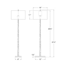 Load image into Gallery viewer, Lyric Branch Floor Lamp - line drawing.
