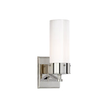 Load image into Gallery viewer, Marais Bath Wall Light in Polished Nickel/White Glass (Medium).
