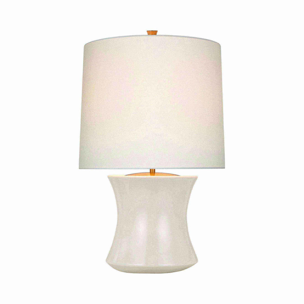 Marella LED Table Lamp in Ivory (Small).