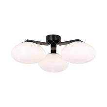Load image into Gallery viewer, Marisol LED Flush Mount Ceiling Light in Gun Metal.
