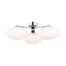 Load image into Gallery viewer, Marisol LED Flush Mount Ceiling Light in Polished Nickel.
