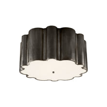 Load image into Gallery viewer, Markos Grande Flush Mount Ceiling Light in Gun Metal.
