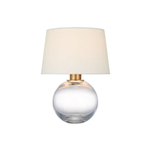 Load image into Gallery viewer, Masie LED Table Lamp in Clear Glass (Small).
