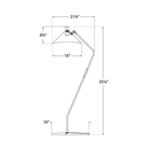 Load image into Gallery viewer, Mayotte Floor Lamp - line drawing.
