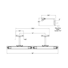 Load image into Gallery viewer, McClain Picture Light - line drawing.
