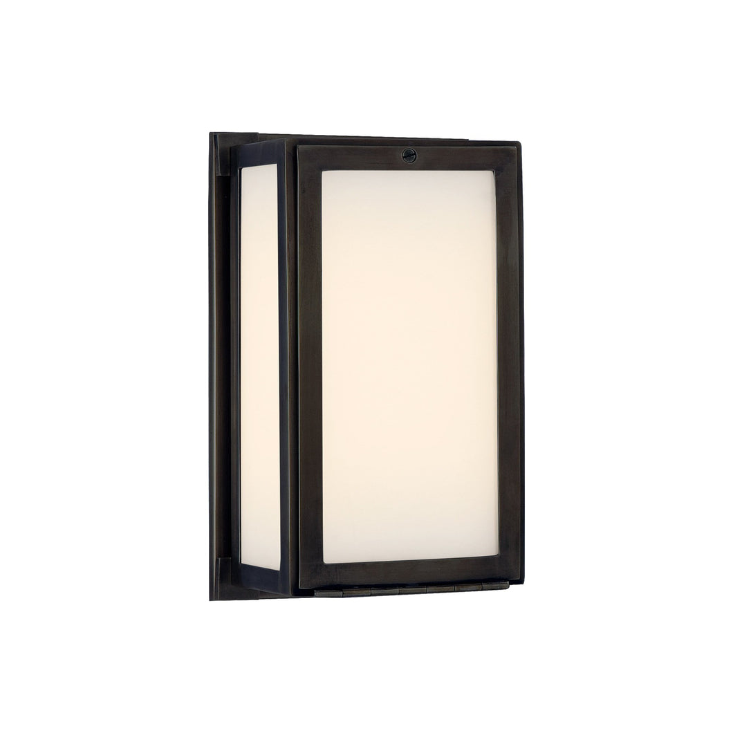 Mercer Bath Wall Light in Bronze (Short).