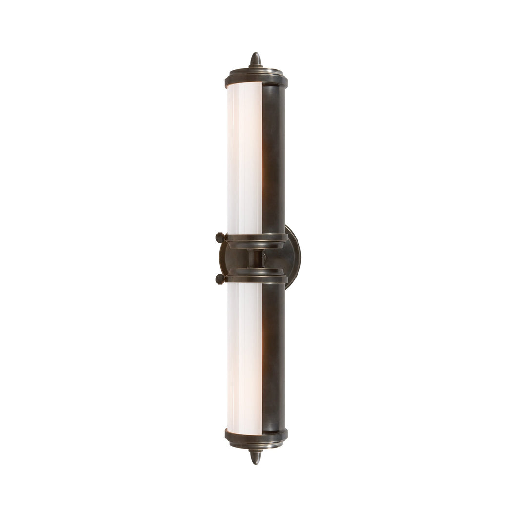 Merchant Vanity Wall Light in Bronze.