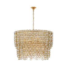 Load image into Gallery viewer, Milazzo Waterfall Chandelier in Gild and Crystal (Large).
