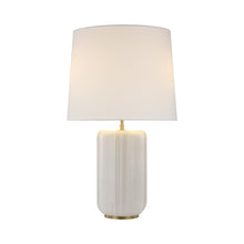 Load image into Gallery viewer, Minx LED Table Lamp in Ivory.
