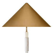 Load image into Gallery viewer, Mira Stacked LED Table Lamp in Detail.
