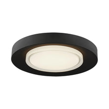 Load image into Gallery viewer, Hilo LED Flush Mount Ceiling in Nightshade Black.
