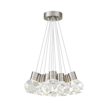 Load image into Gallery viewer, Kira LED Multi Light Pendant Light in Satin Nickel.
