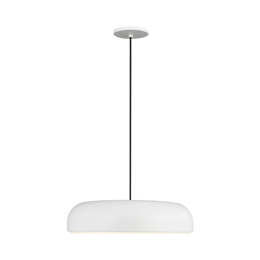 Kosa LED Pendant Light in Matte White.
