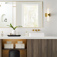 Load image into Gallery viewer, Langston Bath LED Wall Light in bathroom.
