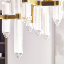 Load image into Gallery viewer, Langston LED Chandelier in Detail.
