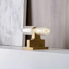 Load image into Gallery viewer, Langston LED Table Lamp in Detail.
