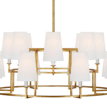Load image into Gallery viewer, Modica Ring LED Chandelier in Detail.
