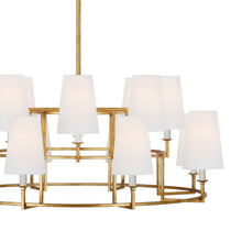 Load image into Gallery viewer, Modica Ring LED Chandelier in Detail.

