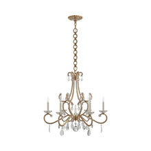 Load image into Gallery viewer, Montmartre Chandelier in Hand-Rubbed Antique Brass (Medium).
