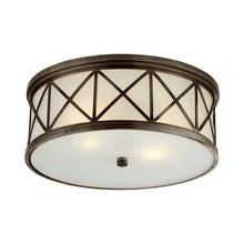 Load image into Gallery viewer, Montpelier Flush Mount Ceiling Light in Bronze (Large).
